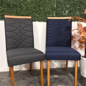 cadeiras com varias cores. und