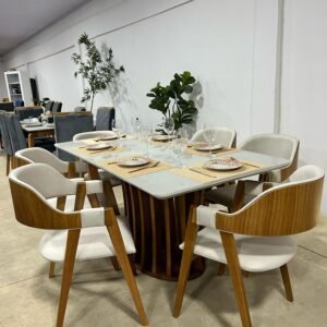 mesa mary com 6 cadeiras florença.