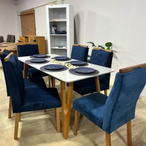 mesa sienna. 6 cadeiras 1,80 x 0,90